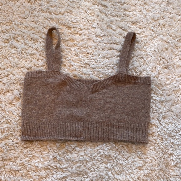 Zara Tops Zara Knit Crop Top Poshmark